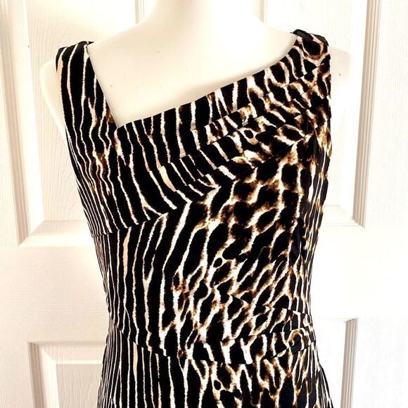 New Vince Camuto Sheath Asymmetrical Sleeveless Dress knee length - Picture 1 of 8